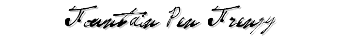 Fountain Pen Frenzy font